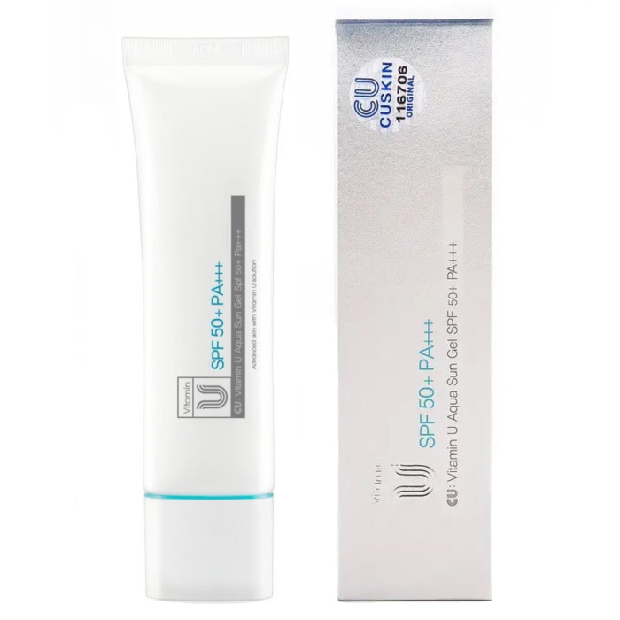 Увлажняющий Солнцезащитный Гель CU SKIN Vitamin U Aqua Sun Gel SPF 50+ PA+++