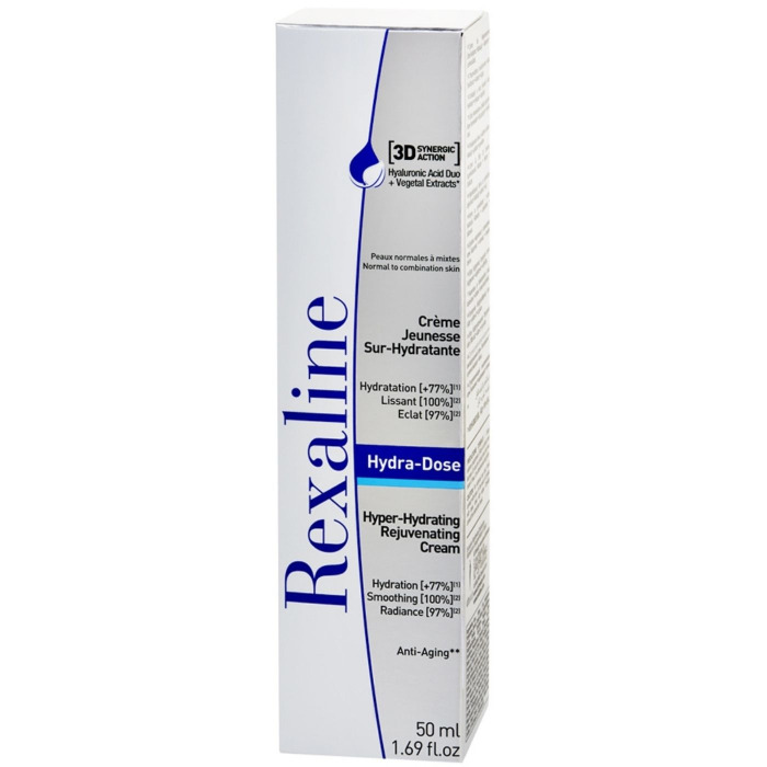 Крем для Интенсивного Увлажнения для Нормальной и Комбинированной Кожи Лица Rexaline Hydra-Dose Cream