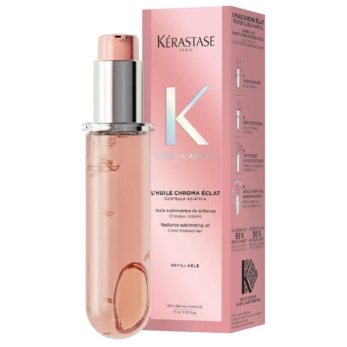 Парфюмированное Масло-Вуаль для Окрашенных и Мелированных Волос Kerastase Chroma Absolu L'huile Chroma Eclat