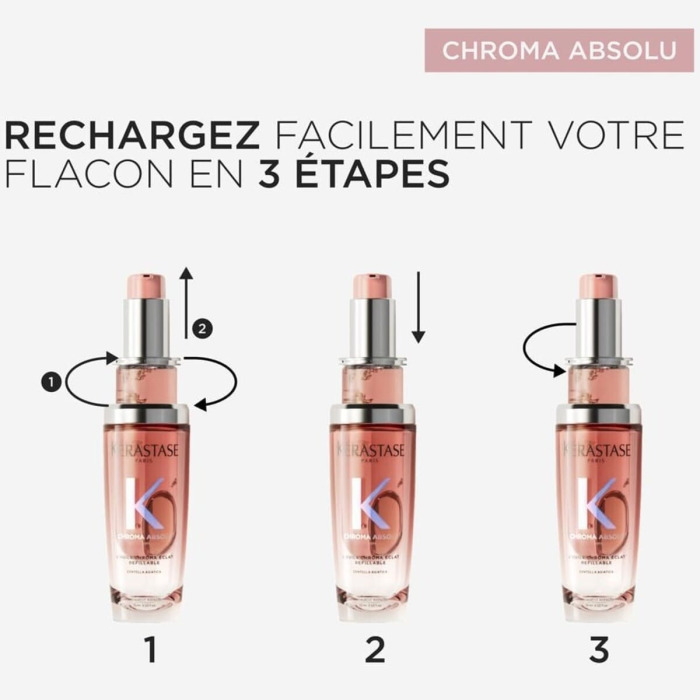 Парфюмированное Масло-Вуаль для Окрашенных и Мелированных Волос Kerastase Chroma Absolu L'huile Chroma Eclat