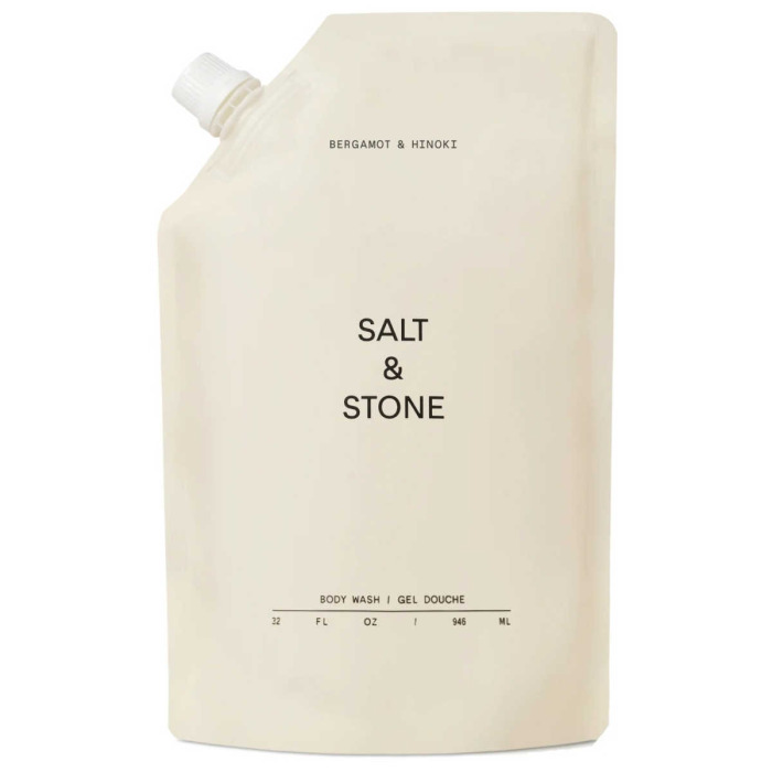 Антиоксидантный Гель для Душа с Ароматом Бергамота и Хиноки Salt & Stone Body Wash Bergamot & Hinoki