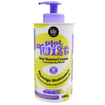 Крем Моделирующий для Поврежденных Кучерявых или Вьющихся Волос Lola from Rio Plot Twist Nut Butter Cream