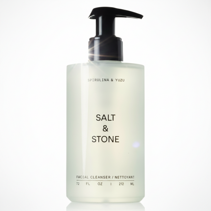 Очищающий Гель для Лица с Морскими Водорослями и Юзу Salt & Stone Spirulina & Yuzu Facial Cleanser