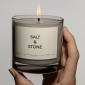 Соевая Свеча с Ароматом Сандалового Дерева и Ветивера Salt & Stone Candle Santal & Vetiver
