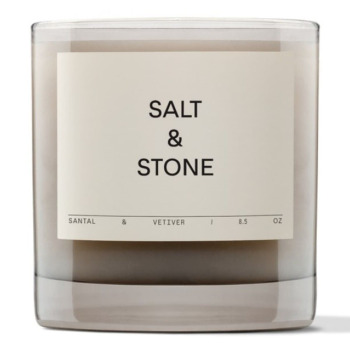 Соевая Свеча с Ароматом Сандалового Дерева и Ветивера Salt & Stone Candle Santal & Vetiver