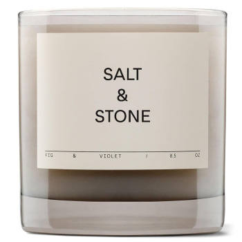 Соевая Свеча с Ароматом Инжира и Фиалки Salt & Stone Candle Fig & Violet