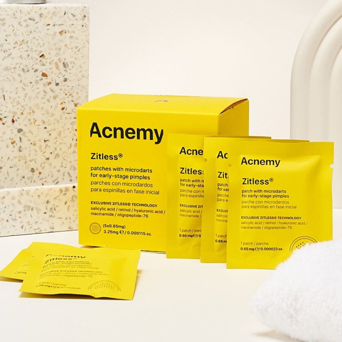 Пластыри с Микроиглами Против Прыщей на Ранних Стадиях Acnemy Zitless Patch with Microdarts for Early-Stage Pimples
