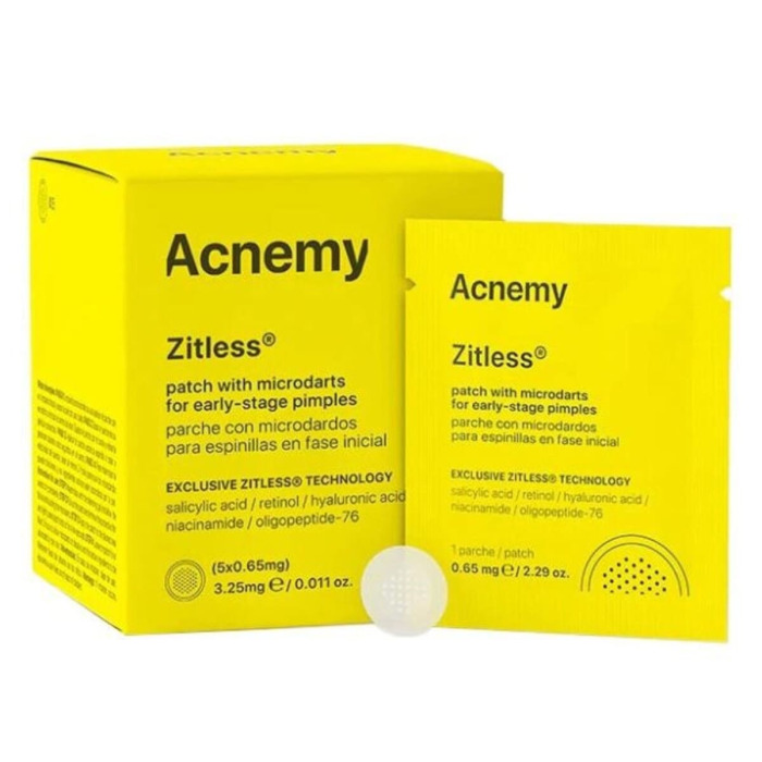 Пластыри с Микроиглами Против Прыщей на Ранних Стадиях Acnemy Zitless Patch with Microdarts for Early-Stage Pimples