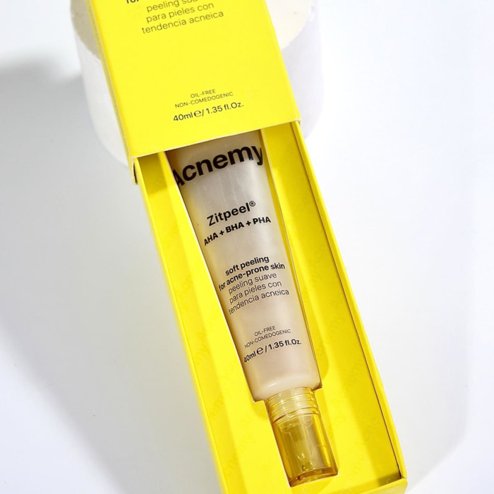 Нежный Кислотный Пилинг для Кожи, Склонной к Акне, Acnemy Zitpeel AHA + BHA + PHA Soft Peeling for Acne-Prone Skin