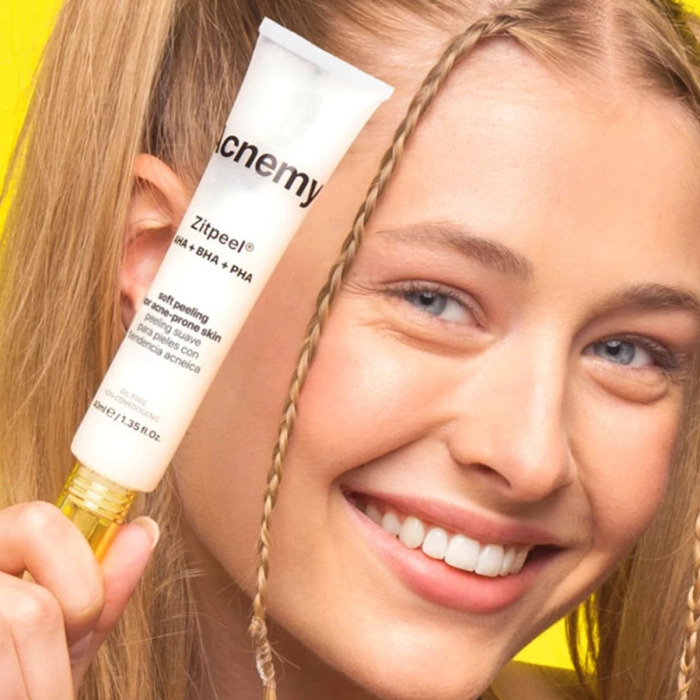 Нежный Кислотный Пилинг для Кожи, Склонной к Акне, Acnemy Zitpeel AHA + BHA + PHA Soft Peeling for Acne-Prone Skin
