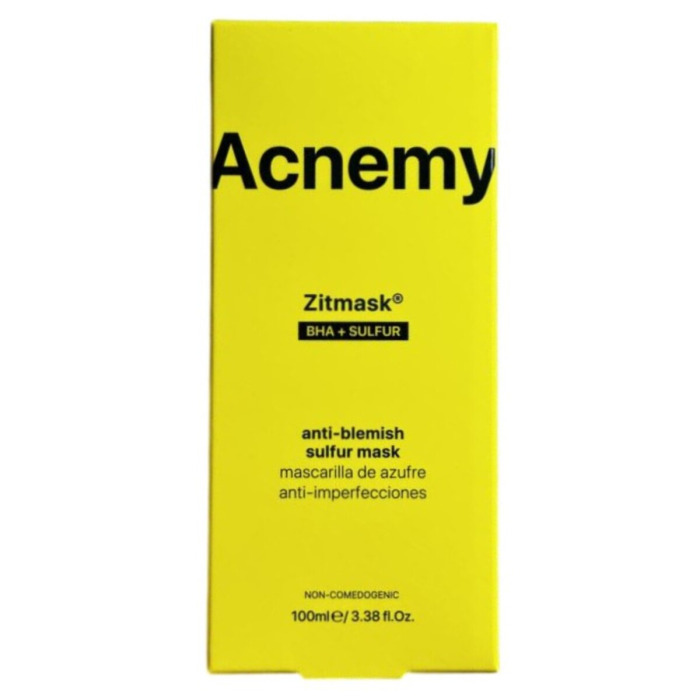 Серная Маска для Лица Acnemy Zitmask BHA + Sulfur Anti-Blemish Sulfur Mask