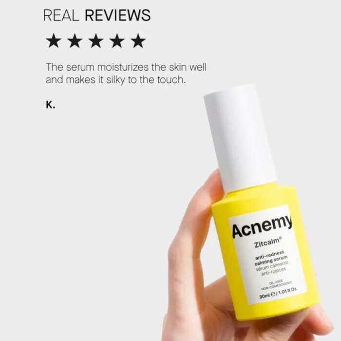 Успокаивающая Сыворотка Против Покраснений Acnemy Zitcalm Anti-Redness Calming Serum