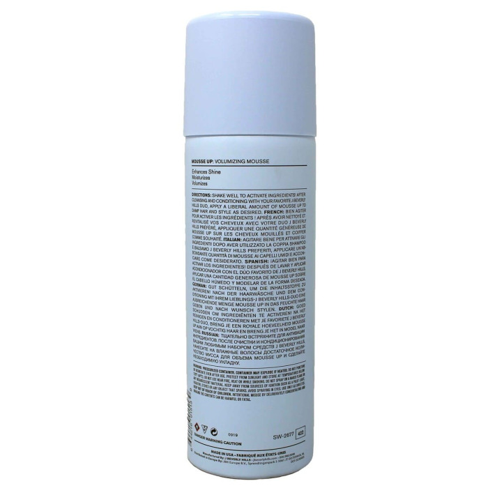 Мусс для Увеличения Объема Волос J Beverly Hills Mousse Up Volumizing Mousse