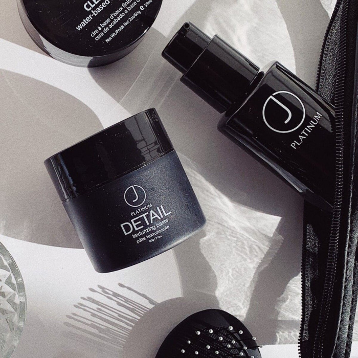 Текстурирующая Паста для Волос с Полуглянцевым Эффектом J Beverly Hills Platinum Detail Texturizing Paste