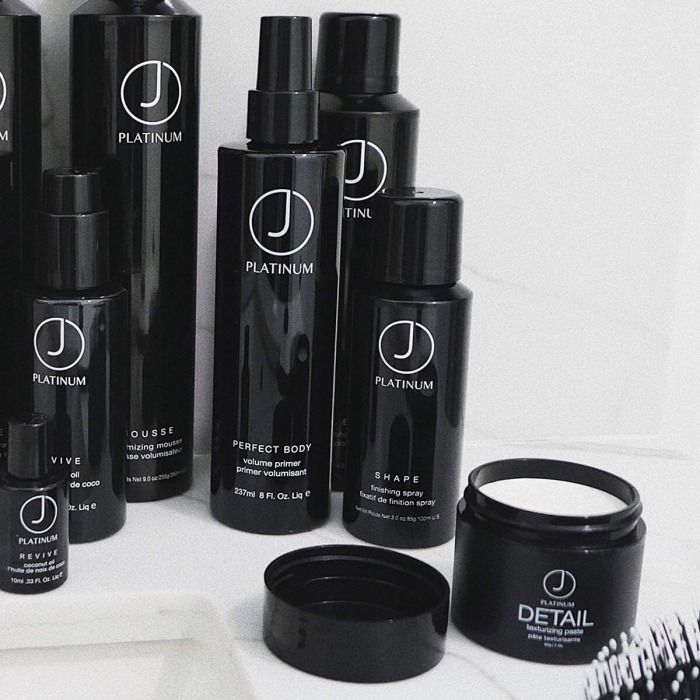 Текстурирующая Паста для Волос с Полуглянцевым Эффектом J Beverly Hills Platinum Detail Texturizing Paste
