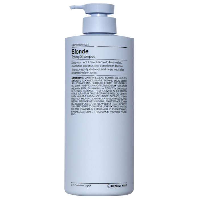 Тонирующий Шампунь с Мальвой для Блондинок J Beverly Hills Blonde Toning Shampoo