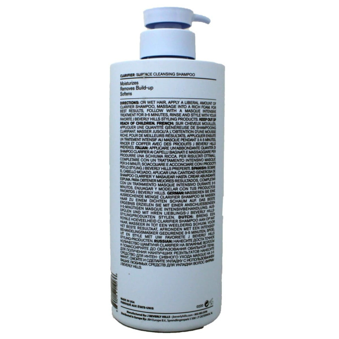 Шампунь-Детокс для Глубокого Очищения Волос J Beverly Hills Clarifier Surface Cleansing Shampoo