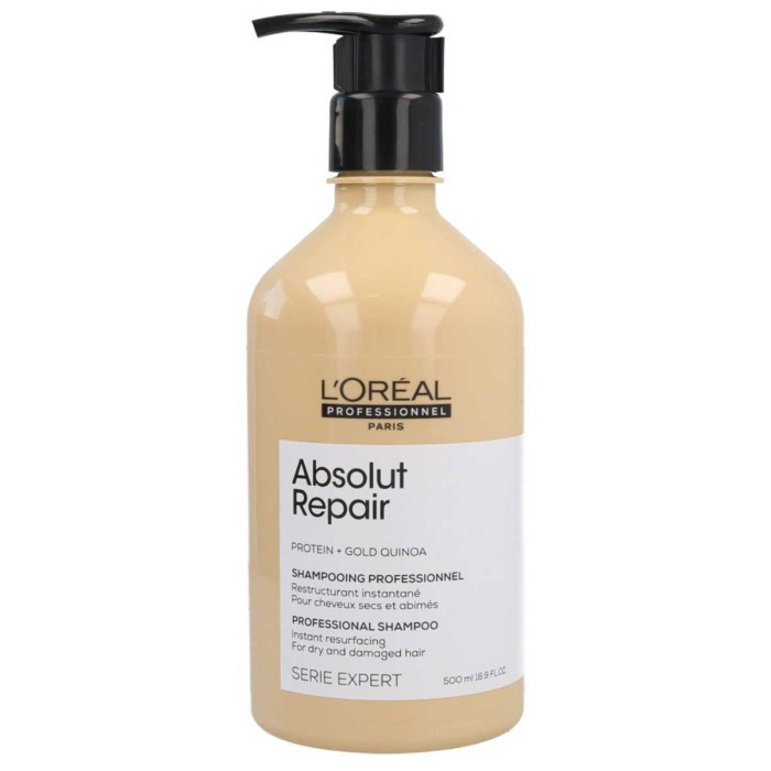 Шампунь для Интенсивного Восстановления Поврежденных Волос L'oreal Professionnel Serie Expert Absolut Repair Gold Quinoa + Protein Shampoo