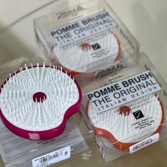 Компактная Щетка для Волос Janeke Pomme Brush