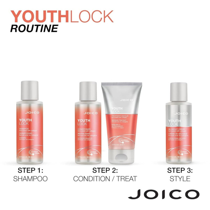 Шампунь с Коллагеном для Длинных/Зрелых Волос Joico YouthLock Shampoo Formulated with Collagen
