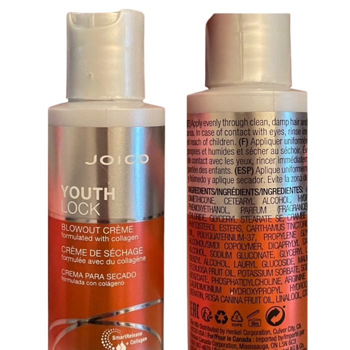 Крем с Коллагеном для Длинных/Зрелых Волос Joico YouthLock Blowout Creme Formulated with Collagen