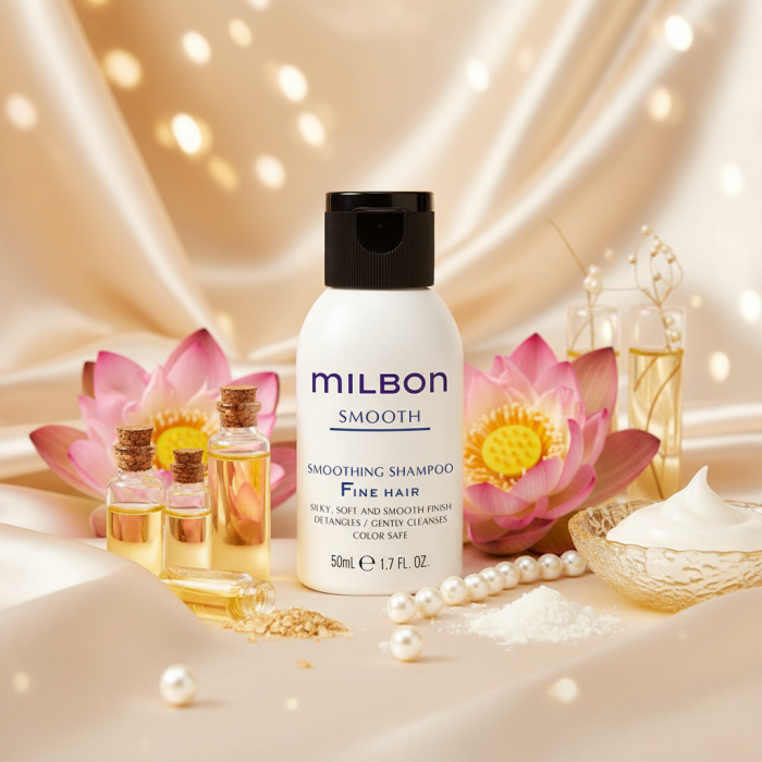 Разглаживающий Шампунь для Тонких Волос Milbon Smooth Smoothing Shampoo Fine Hair