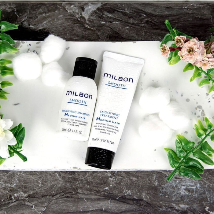 Разглаживающий Шампунь для Нормальных Волос Milbon Smooth Smoothing Shampoo Medium Hair