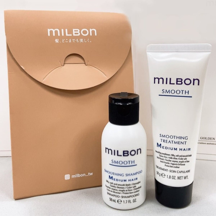 Разглаживающий Шампунь для Нормальных Волос Milbon Smooth Smoothing Shampoo Medium Hair
