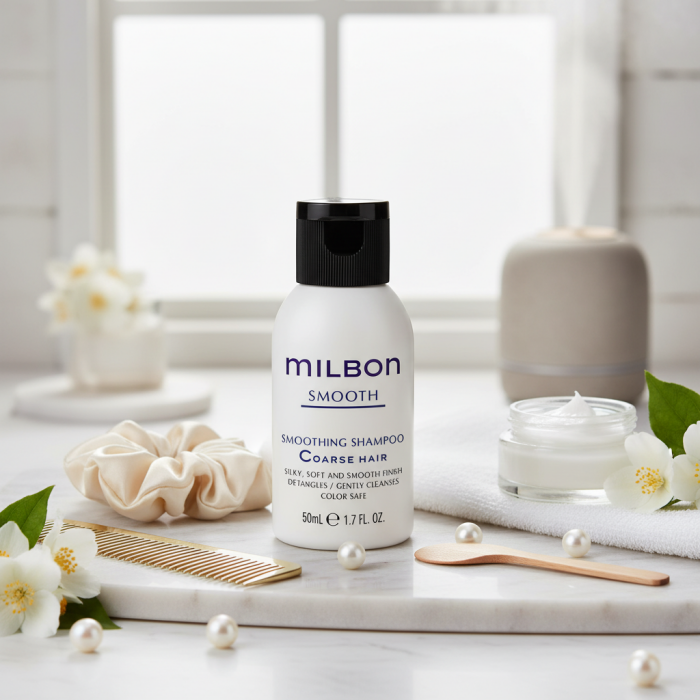 Разглаживающий Шампунь для Жестких, Пористых Волос Milbon Smooth Smoothing Shampoo Coarse Hair