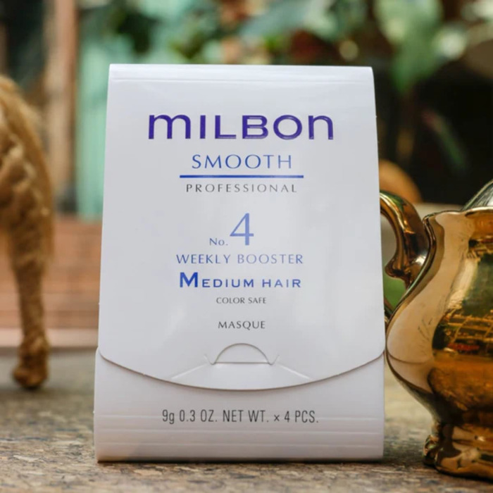Пролонгирующий Бустер для Нормальных Волос Milbon Smooth Professional No. 4 Weekly Booster Medium Hair
