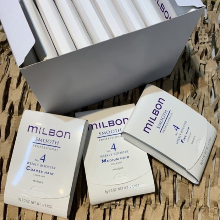 Пролонгирующий Бустер для Жестких, Пористых Волос Milbon Smooth Professional No. 4 Weekly Booster Coarse Hair