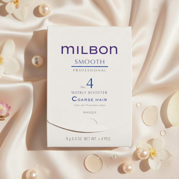 Пролонгирующий Бустер для Жестких, Пористых Волос Milbon Smooth Professional No. 4 Weekly Booster Coarse Hair