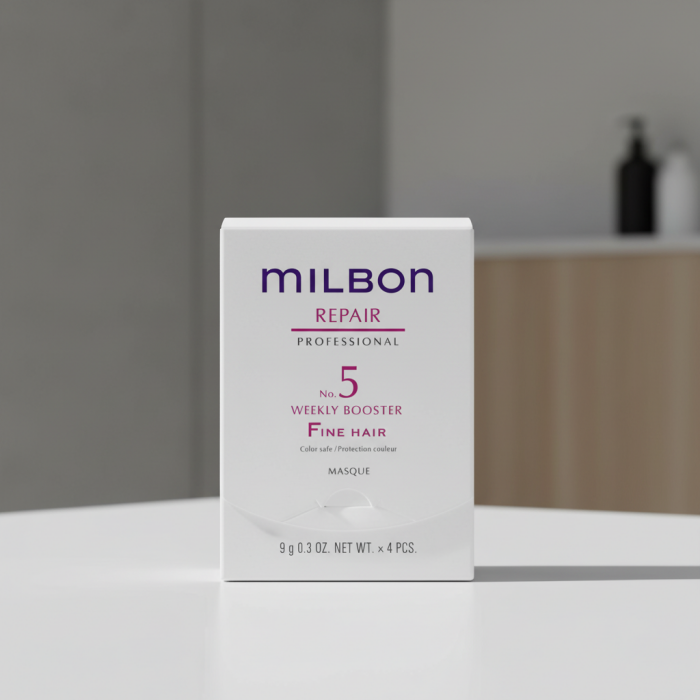Восстанавливающий Пролонгирующий Бустер для Тонких Волос Milbon Repair Professional No. 5 Weekly Booster Fine Hair