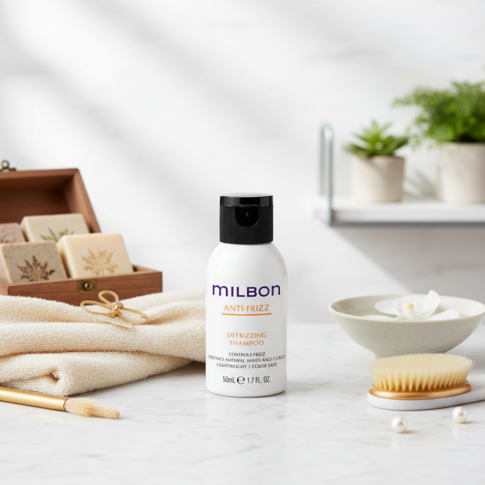 Шампунь для Пушистых и Кучерявых Волос Milbon Anti-Frizz Defrizzing Shampoo