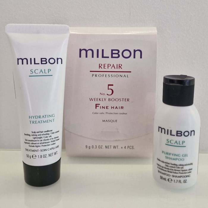 Очищающий Гель-Шампунь для Волос и Кожи Головы Milbon Scalp Purifying Gel Shampoo
