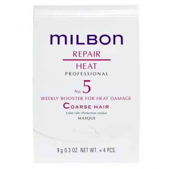 Пролонгирующий Бустер для Жестких и Непослушных Волос Milbon Repair Heat Professional No. 5 Weekly Booster for Heat Damage Coarse Hair