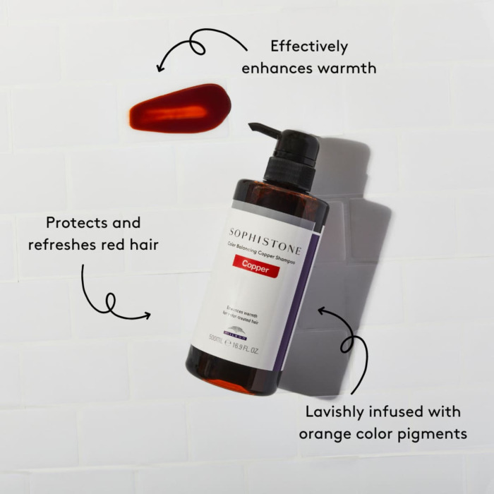 Медный Шампунь Milbon Sophistone Color Balancing Copper Shampoo