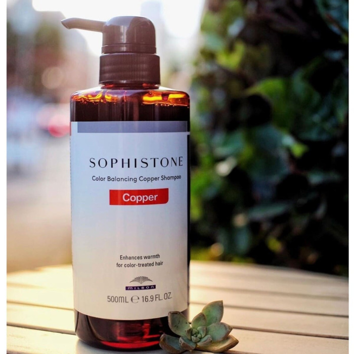 Медный Шампунь Milbon Sophistone Color Balancing Copper Shampoo