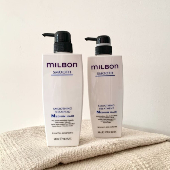 Разглаживающий Шампунь для Нормальных Волос Milbon Smooth Smoothing Shampoo Medium Hair