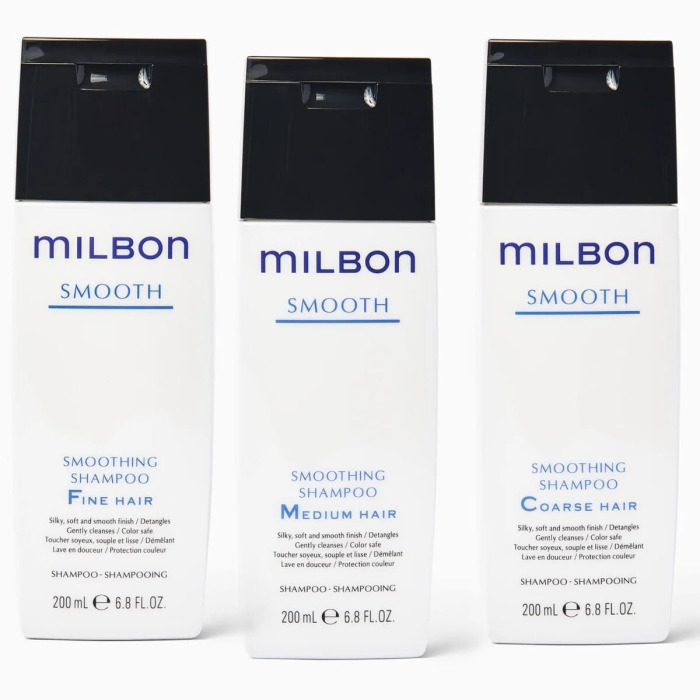 Разглаживающий Шампунь для Жестких, Пористых Волос Milbon Smooth Smoothing Shampoo Coarse Hair