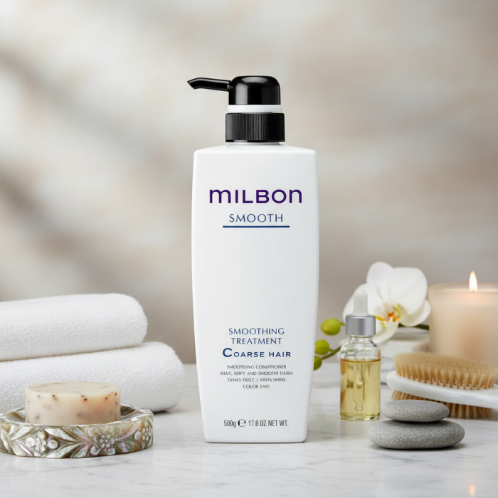 Разглаживающий Кондиционер для Жестких, Пористых Волос Milbon Smooth Smoothing Treatment Coarse Hair