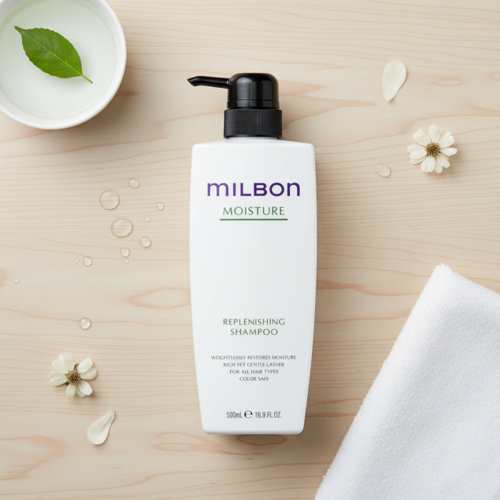 Увлажняющий Шампунь для Волос Milbon Moisture Replenishing Shampoo