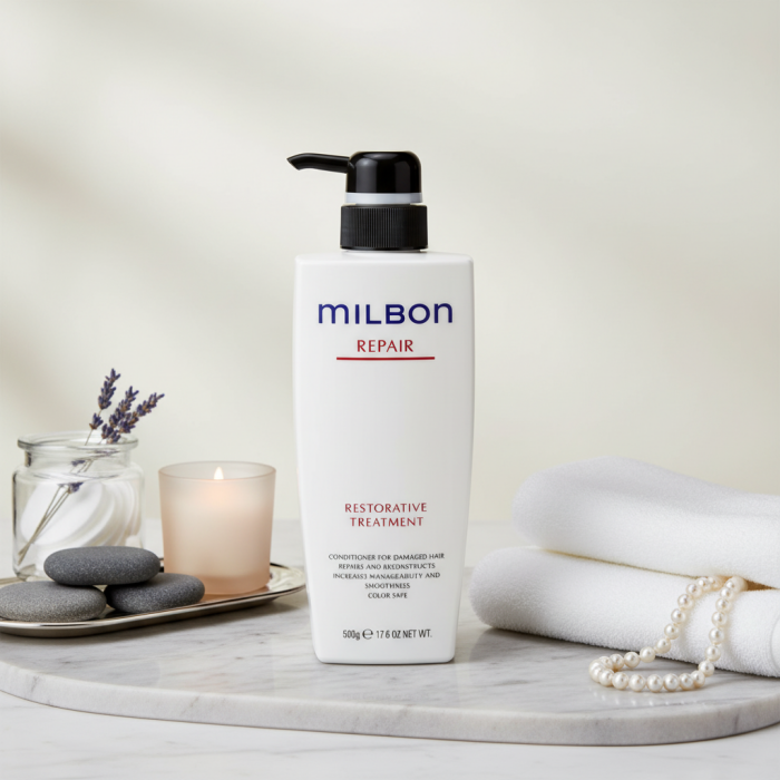 Восстанавливающий Кондиционер для Слабых, Поврежденных, Окрашенных Волос Milbon Repair Restorative Treatment