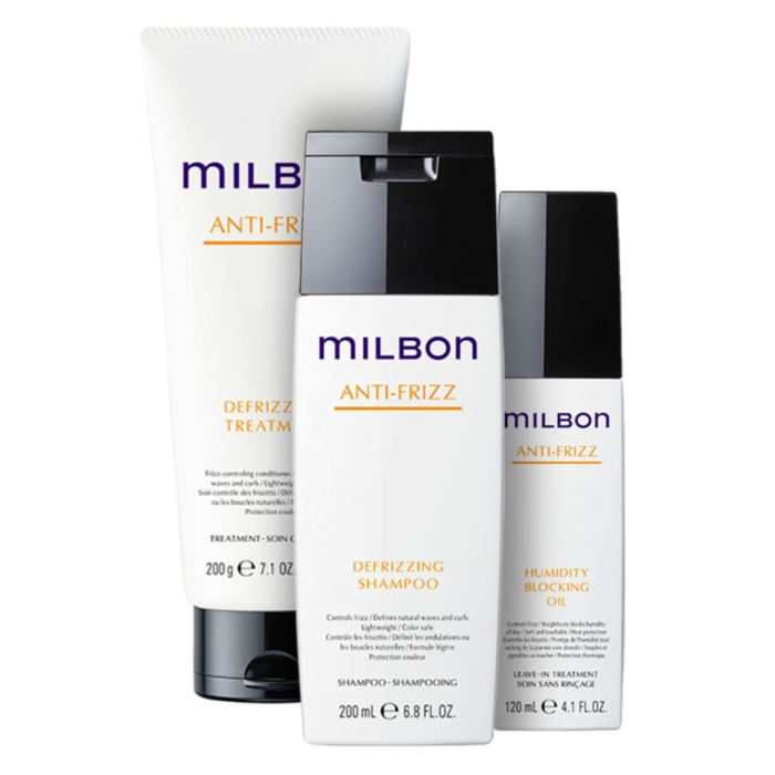 Шампунь для Пушистых и Кучерявых Волос Milbon Anti-Frizz Defrizzing Shampoo