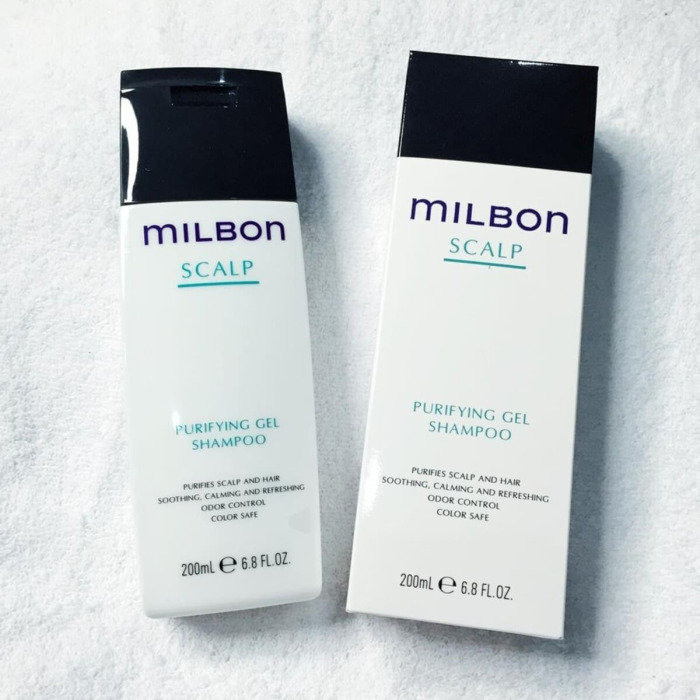 Очищающий Гель-Шампунь для Волос и Кожи Головы Milbon Scalp Purifying Gel Shampoo