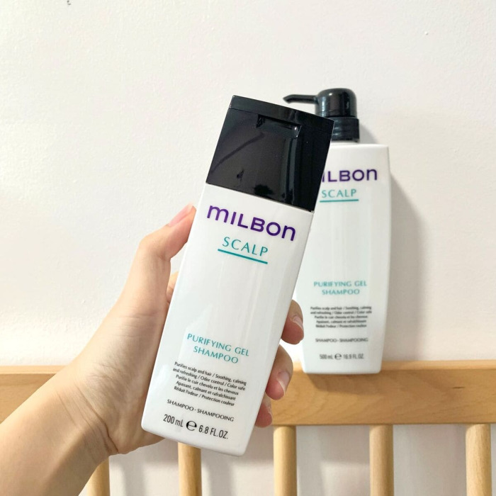 Очищающий Гель-Шампунь для Волос и Кожи Головы Milbon Scalp Purifying Gel Shampoo