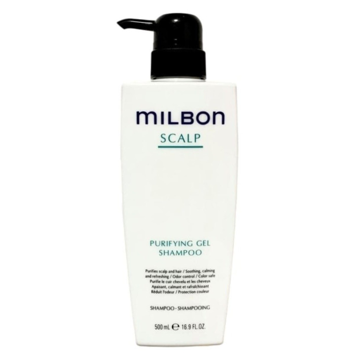 Очищающий Гель-Шампунь для Волос и Кожи Головы Milbon Scalp Purifying Gel Shampoo