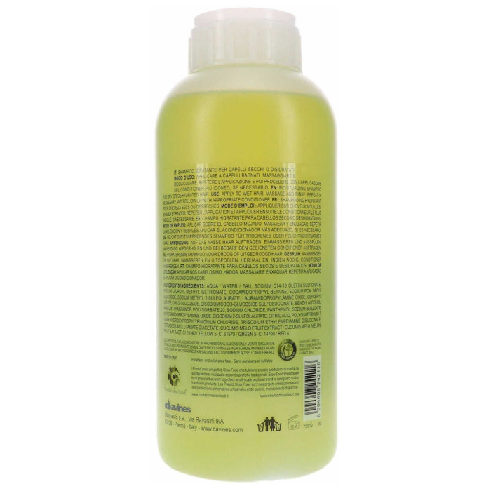 Увлажняющий Шампунь для Волос Davines Momo Shampoo