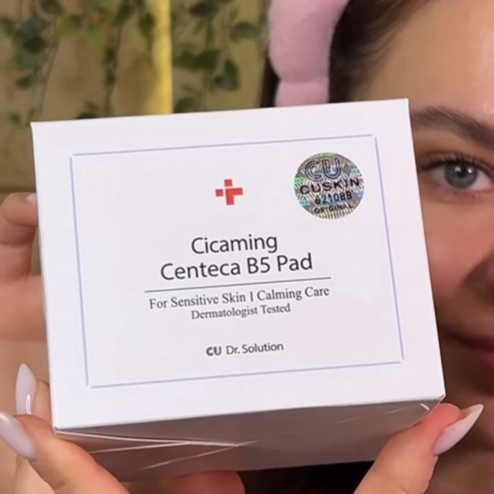 Успокаивающие Пэды с Центеллой и Пантенолом CU SKIN Dr. Solution Cicaming Centeca B5 Pad
