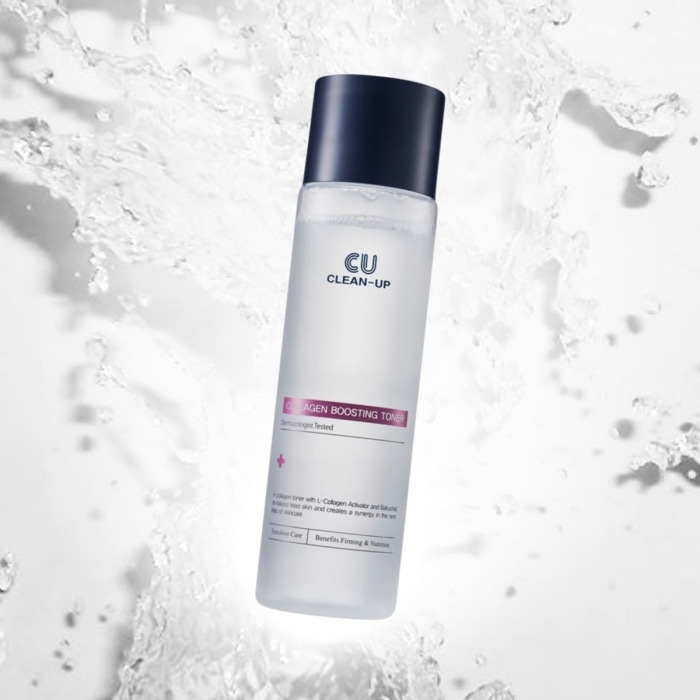 Тонер для Улучшения Упругости Кожи CU SKIN Clean-up Collagen Boosting Toner